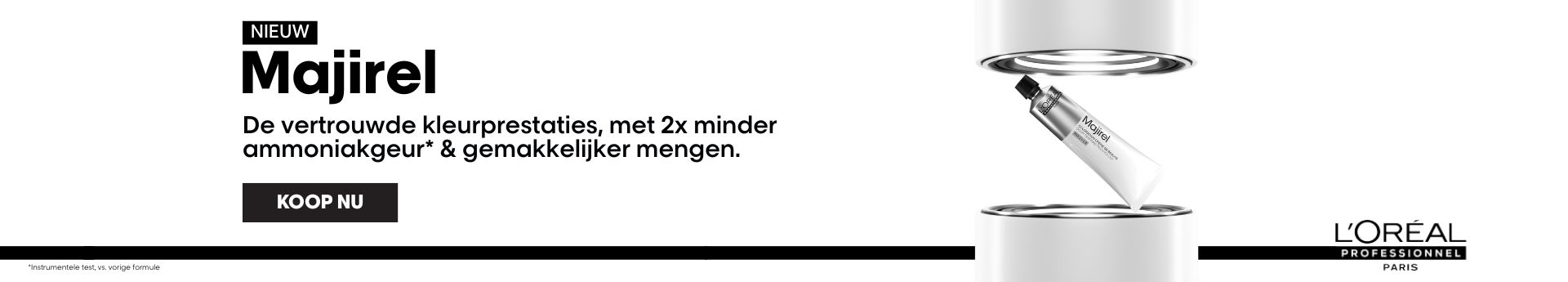 2025 C4 LP Majirel Homepage banner | L'Oréal Partner Shop